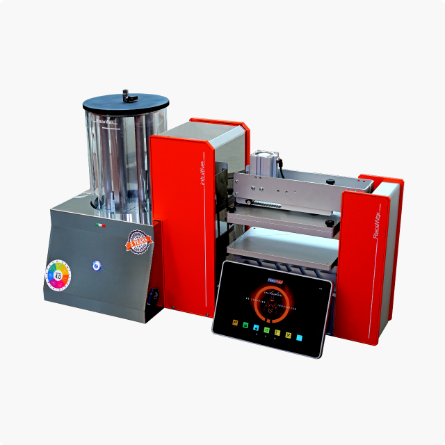 The MONO MAXI INTUITIVE injector is able to produce large parts maintaining their weight over time.